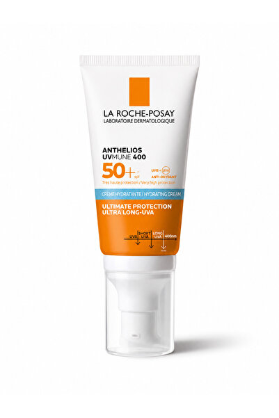 La Roche Posay Anthelios UVMune 400 Αδιάβροχη Αντηλιακή Κρέμα Προσώπου SPF50 ...