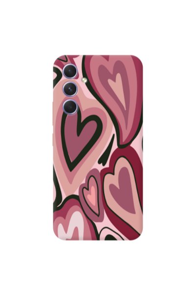 Other Samsung A56 Mix Heart Transparent Silicone TPU Θήκη