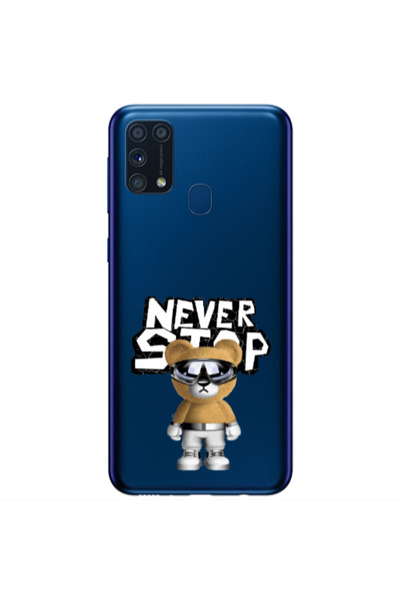 Other Samsung M31 Never stop Transparent Silicone TPU Θήκη