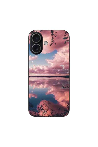 OEM Husa compatibila cu Apple iPhone 17 Silicon Gel Tpu Model Pink Clouds