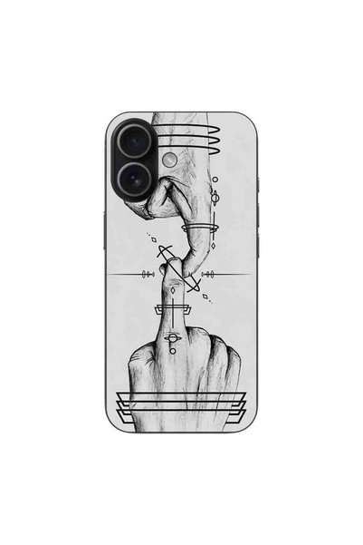 OEM Husa compatibila cu Apple iPhone 17 Silicon Gel Tpu Model Universe Touch
