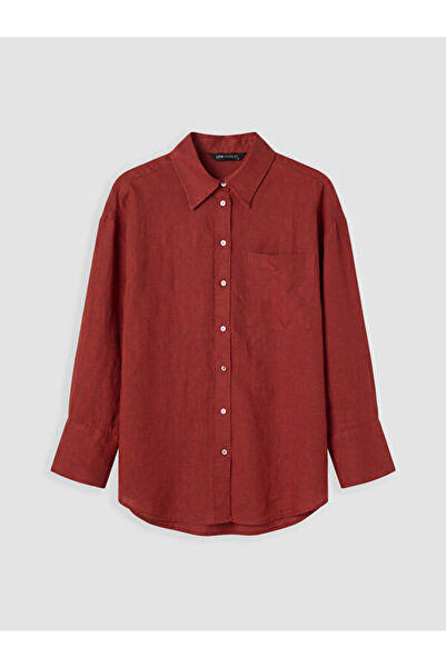 LC Waikiki Sparkling Choices from Shining Store Women's 100% Linen Shirt