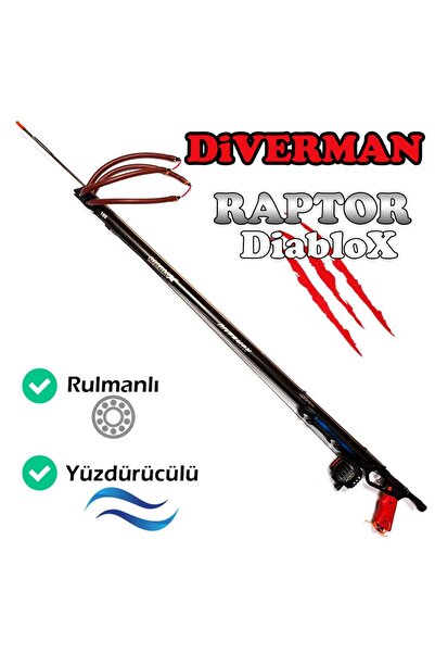 Diverman Diablo RAPTOR + Tam Kurulu Zıpkın 100cm