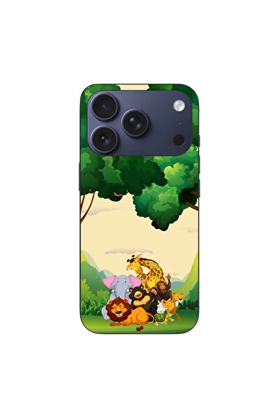 OEM Husa compatibila cu Apple iPhone 17 Pro Silicon Gel Tpu Model Jungla cu A...