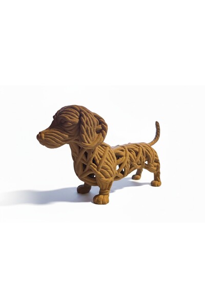 MAYA3DSTUDIO HALAT FİGÜRLÜ DEKORATİF SOSİS KÖPEK