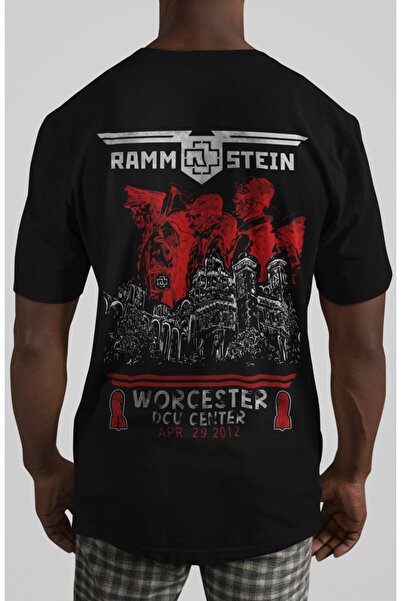 SEVBANO Rammstein rok metal muzički bend, majica sa leđnim printom, unisex, v...