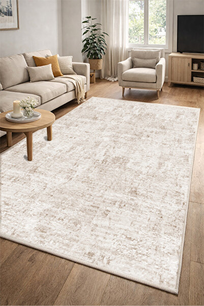Lioara Home Modern Dijital Baskı Halı | Yıkanabilir Kaymaz Taban Salon Halısı