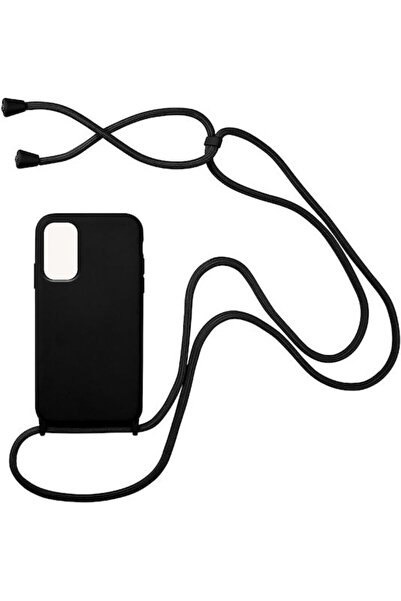 Other Sonique CarryHang Πίσω Θήκη Σιλικόνης 0.5mm με Λουράκι Μαύρο (Poco M3 /...