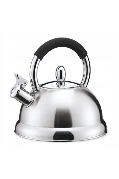 Kamille 2.7L Stainless Steel Teapot with Soft-Touch Handle, Induction Compatible
