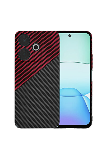 Techsuit Husa pentru Xiaomi Redmi 13/ Xiaomi Poco M6 4G, Carbonite FiberShell...