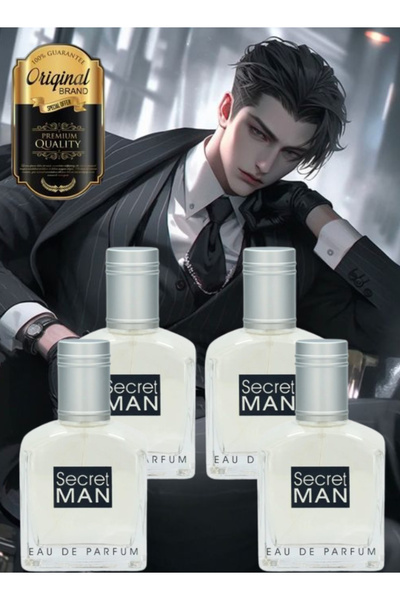 ALREHAB 4 قطع من عطر سيكريت مان 100 مل