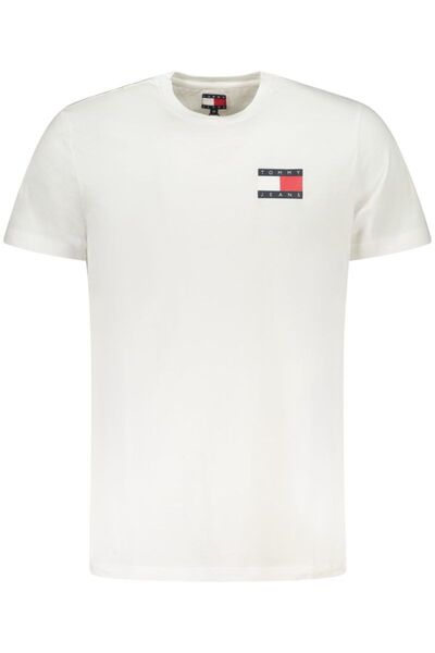 Tommy Hilfiger ΑΝΔΡΙΚΟ ΚΟΝΤΟΜΑΝΙΚΟ ΜΠΛΟΥΖΑΚΙ ΛΕΥΚΟ - DM0DM20740_BIYBR - S