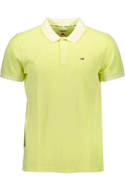 Tommy Hilfiger Ανδρική Μπλούζα Polo Κοντομάνικη DM0DM10586-LT3 Κίτρινη - XL