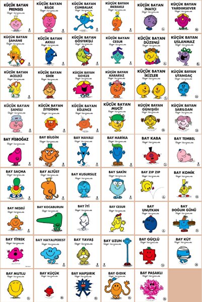 Doğan Çocuk Roger Hargreaves - Küçük Bay ve Bayanlar Serisi - Bay Mutlu - Bay...