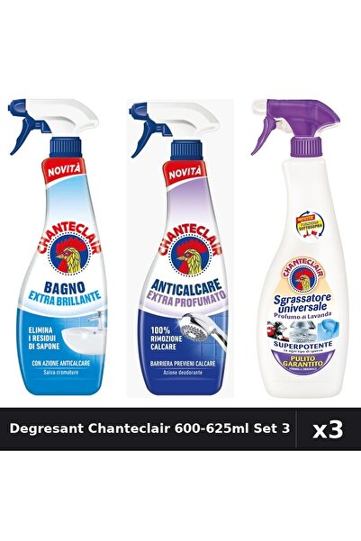 Chanteclair Set 3 Degresant Universal 600-625ml - Extra Parfumat, Stralucire,...