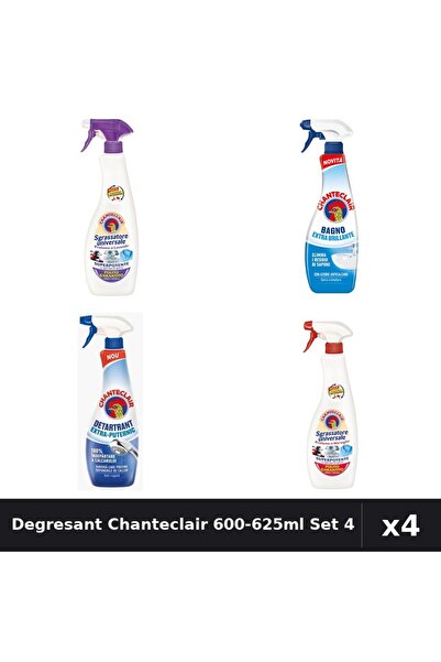 Chanteclair Set 4 Degresant Universal 600-625ml - Mosc Alb, Marsilia, Extra S...