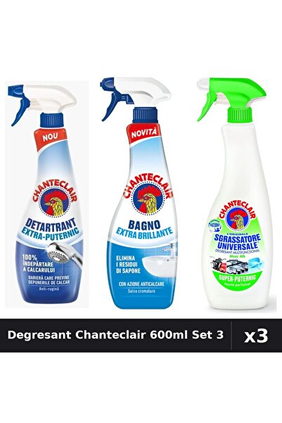 Chanteclair Set 3 Degresant Universal 600-625ml - Extra Puternic, Stralucire,...