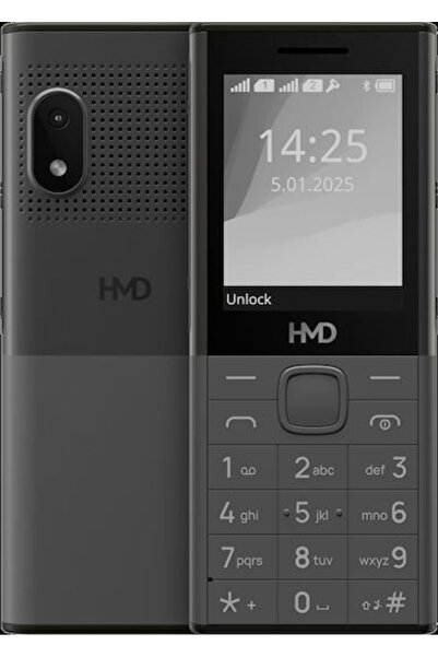 Hmd 150 Μουσική, Διπλή SIM, Κινητό με Πλήκτρα (Γαλλικό Μενού) Μαύρο