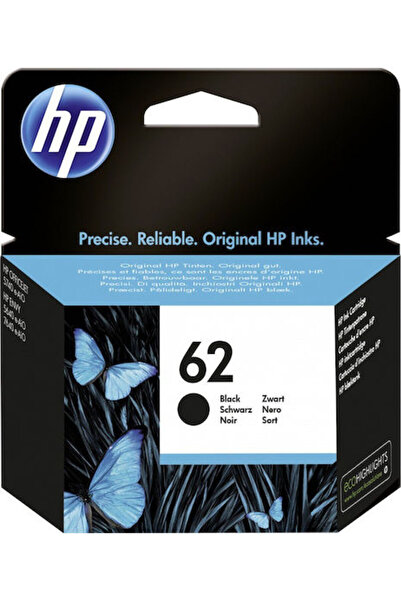 HP 62 Γνήσιο Μελάνι Εκτυπωτή InkJet Μαύρο (C2P04AE)