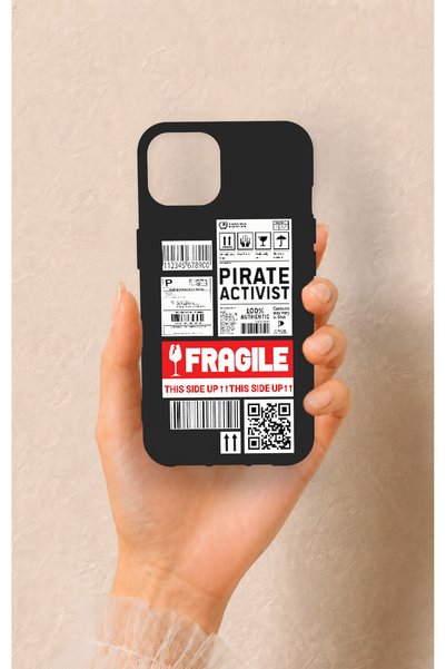 Vip Case iPhone 14 Compatible Fragile Patterned Silicone Case