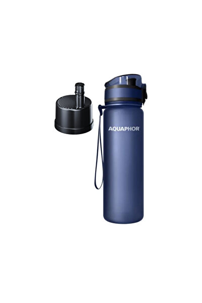 Beta Shoes Μπουκάλι Νερού με Φίλτρο Aquaphor City Bottle 500ml (Navy Blue) [κ...