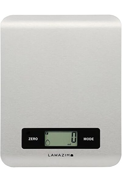 Lawazim Electronic Kitchen Scale - Stainless, Silver