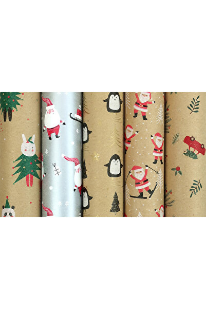 OEM Опаковъчна хартиена ролка 70 СМ Х 2 М SANTAS WONDERLAND ROTOLUX