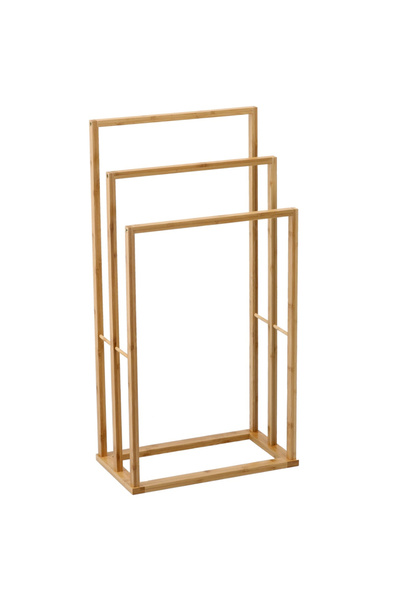 SERSIMO Suport pentru prosoape cu 3 niveluri, din bambus, 42x24x82 cm
