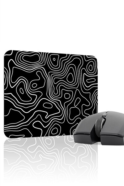 mousepad bastir Negru Alb 22X18 Fan Gaming Player Mouse Pad Bază anti-aluneca...