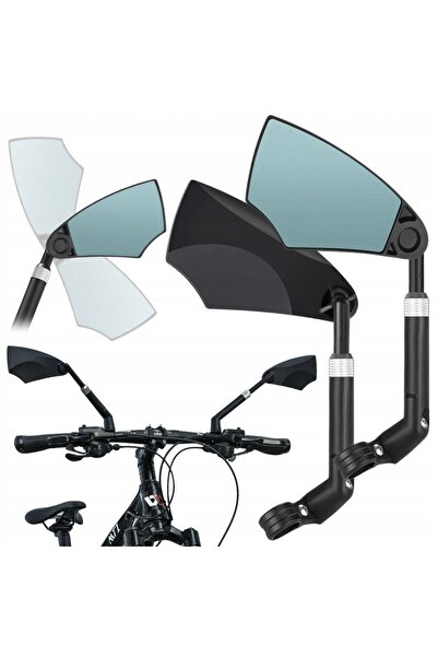Gearox Oglinzi retrovizoare pentru biciclete 360° Set antiorbire
