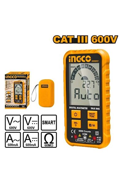 Ingco Digital Multimeter 600V LCD