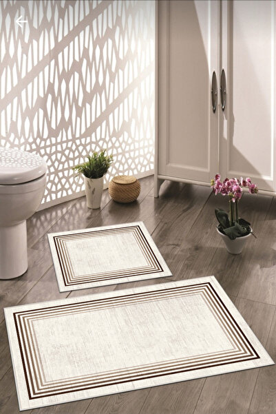 Thalia Home Αντιολισθητική βάση, πλενόμενο χαλάκι μπάνιου με ψηφιακή εκτύπωση...
