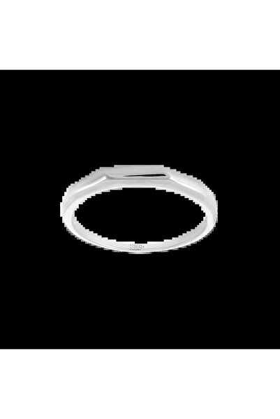 Lisa&Co. Silver Ring Facets 51 mm / Rhodium plated silver
