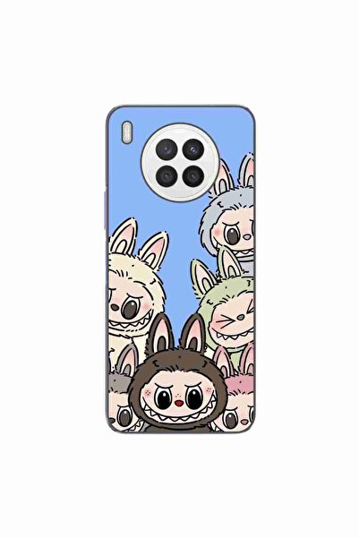 OEM Θήκη συμβατή με Huawei Nova 8i, από σιλικόνη gel TPU, με σχέδιο Labubu, μ...