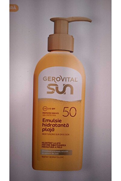 Gerovital Sun Emulsie Hidratantă Protecție Solară SPF50 - Protecție ridicată ...