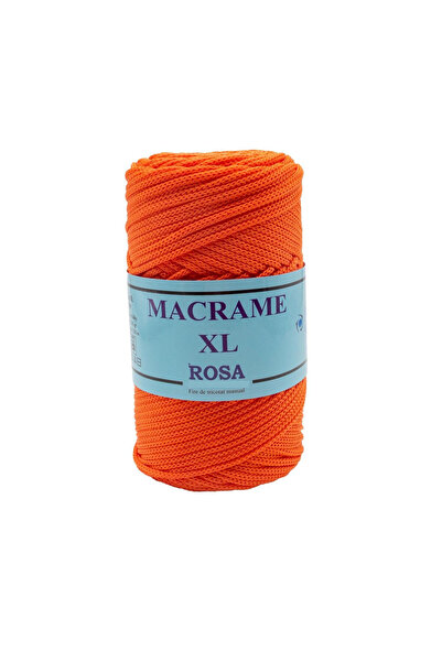 Pin Trade SRL Macrame XL Rosa 120 pre-knitted thread spool, 100% polypropylen...