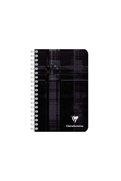 Clairefontaine Caiet A6+ (11 x 17 cm) cu spirală, 90 de file, matematică