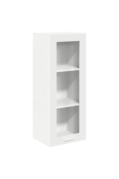 vidaxl Wall cabinet with door White 40 x 31 x 100 cm Composite wood