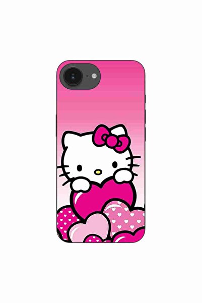 OEM Husa compatibila cu Apple iPhone 16e Silicon Gel Tpu Model Hello Kitty Pi...