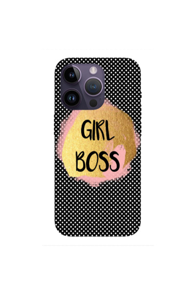 Other Apple iPhone 14 Pro Max Girl boss make up Transparent Silicone TPU Θήκη