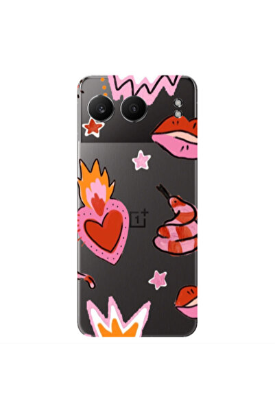 Other Oneplus Nord 4 Snake heart Transparent Silicone TPU Θήκη