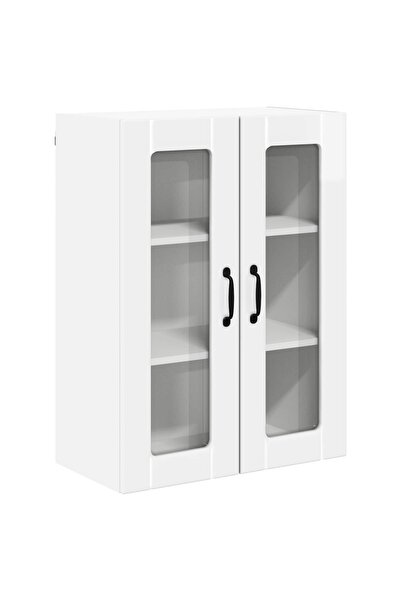 vidaxl Kitchen cabinet Glossy white 60 x 31 x 80 cm Composite wood