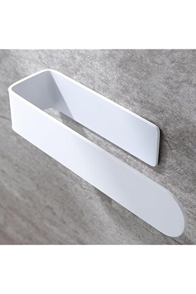 The Bros White Towel Rack, Self Adhesive Hand Towel Holder Towel Ring