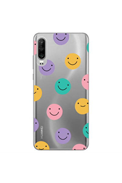 Other Huawei P30 Colorful smiles Transparent Silicone TPU Θήκη