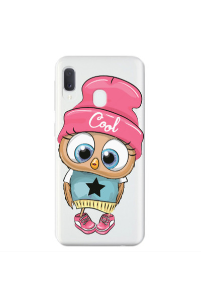 Other Samsung A20E Cool Star Transparent Silicone TPU Θήκη