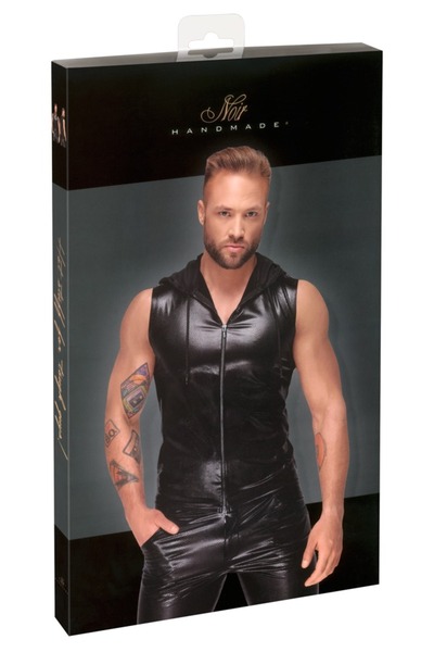 Noir Lenjerie intimă bărbătească – M.Shirt L Negru, L – fermoar bidirecțional...