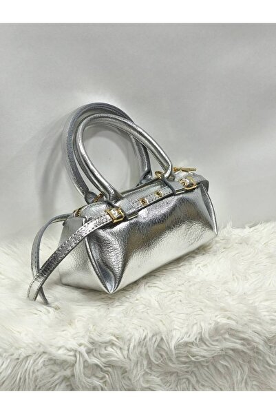 SHIKIRTI Small Size Belt Detailed Long Cross Strap Baguette Women's Hand and ...
