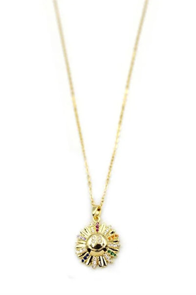 Marsilyan Nvdn- Ieg - Sun Necklace - Gold Iegrs-Nvdn1