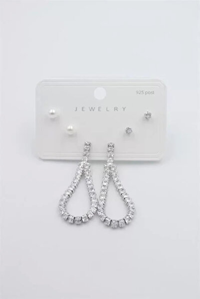 Marsilyan Nvdn- Ieg - Multiple Set Earrings - Silver Iegrs-Nvdn1