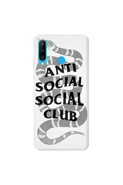 Other Huawei P30 Lite Social club Transparent Silicone TPU Θήκη